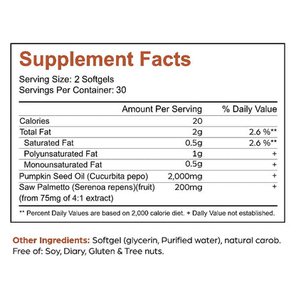 Pumpkin Seed Oil Softgels